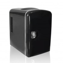 MINI GELADEIRA RETRO PRETA SEM LOGO KX3 K1069