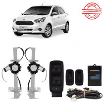 KIT VIDRO ANTIESMAGAMENTO FORD NOVO KA 2015 EM DIANTE 4 PORTAS TRASEIRO TRAGIAL PAKVFDAE025