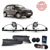 KIT VIDRO ANTIESMAGAMENTO FIAT PALIO SIENA HLX ELX EL 4 PORTAS DIANTEIRO ALTERNATIVO COM BOTÃO ORIGINAL