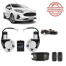 KIT VIDRO ANTIESMAGAMENTO FORD NEW FIESTA COM BLOQUEADOR ALTERNATIVO 4 PORTAS TRASEIRO TRAGIAL PAKVF