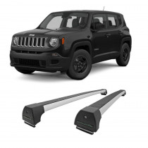 RACK TETO JEEP RENEGADE MODELO SPORT ALUMINIO ANODIZADO LONG LIFE ARGD