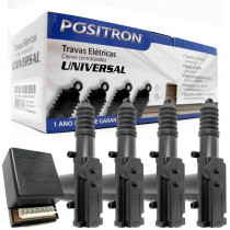 KIT TRAVA ELÉTRICA UNIVERSAL 4 PORTAS TR410 POSITRON