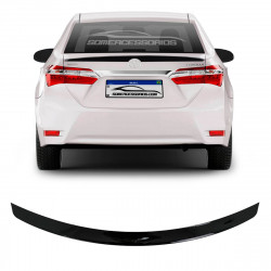 AEROFÓLIO TRASEIRO TOYOTA COROLLA BLACK PIANO SPORT Vo6