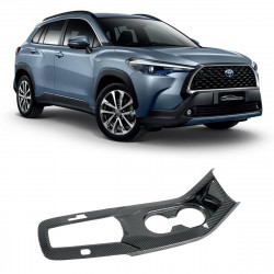 APLIQUE CONSOLE CENTRAL COROLLA CROSS FIBRA CARBONO Vo6