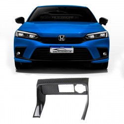 APLIQUE CONSOLE USB HONDA CIVIC 2022 FIBRA DE CARBONO Vo6