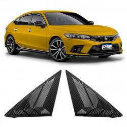 APLIQUE JANELA FIXA HONDA CIVIC 2022 FIBRA DE CARBONO Vo6