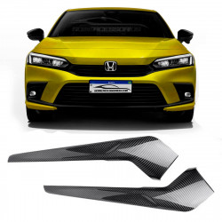 APLIQUE LATERAL CONSOLE HONDA CIVIC 2022 FIBRA DE CARBONO Vo6