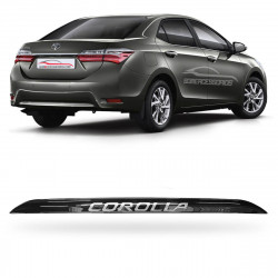 FRISO APLIQUE PARA-CHOQUE TRASEIRO TOYOTA COROLLA CROMADO Vo6