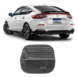 APLIQUE TAMPA COMBUSTIVEL HONDA CIVIC 2022 FIBRA DE CARBONO Vo6
