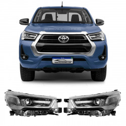 FAROL FULL LED TOYOTA HILUX SRX DRL Vo6