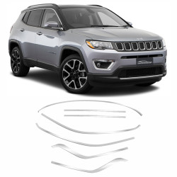 MOLDURA PESTANA SUPERIOR JEEP COMPASS CROMADO Vo6