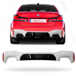 SPOILER TRASEIRO BMW SÉRIE 5 G30 ESPORTIVO BRANCO Vo6