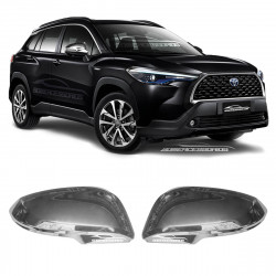 APLIQUE CAPA CROMADO RETROVISOR COROLLA CROSS Vo6