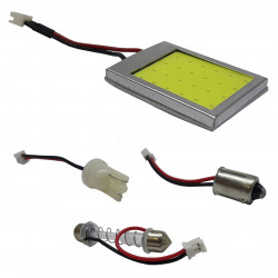 LAMPADA PLACA 24 LED COB 12V 5W ADAPTADORES ILUMINAÇÃO Vo6