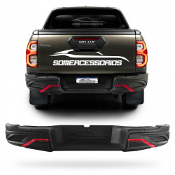 PARACHOQUE TRASEIRO TOYOTA HILUX REVO TRD PRETO Vo6