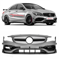 BODY KIT COMPLETO MERCEDES CLA45 W117 AMG TRANSFORMAÇÃO Vo6