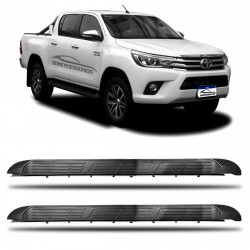 ESTRIBO LATERAL TOYOTA HILUX PRETO FOSCO Vo6