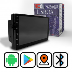 RADIO MULTIMEDIA AUTOMOTIVO LISBOA ANDROID GPS Vo6