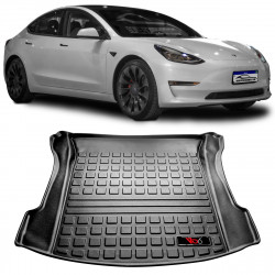 TAPETE BANDEJA PORTA MALAS TESLA MODEL 3 EMBORRACHADO Vo6