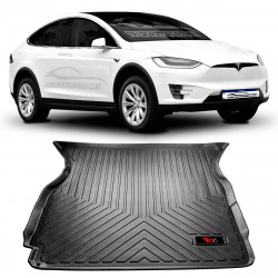 TAPETE BANDEJA PORTA MALAS TESLA MODEL X EMBORRACHADO Vo6