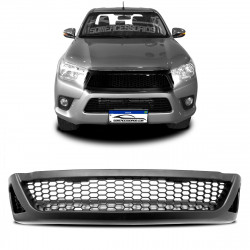 GRADE HILUX SEM EMBLEMA PRETO FOSCO Vo6