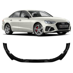 SPOILER DIANTEIRO MODELO RS AUDI A4 BLACK PIANO Vo6