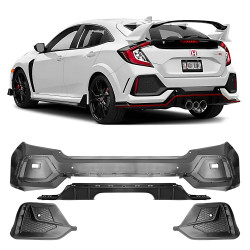 KIT PARA-CHOQUE TRASEIRO TYPE-R  HONDA CIVIC G10 Vo6