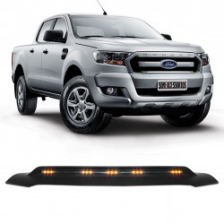 PROTEÇÃO PONTA DE CAPÔ COM LED PARA FORD RANGER T7