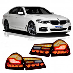 LANTERNA LED BMW SÉRIE 5 G30 G38 VERMELHO Vo6