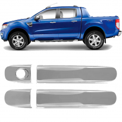 APLIQUE MACANETA EXTERNA TRASEIRA FORD RANGER CROMADO SHEKPARTS