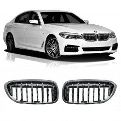 GRADE DIANTEIRA BMW G30 G38  DIAMOND CROMADO Vo6
