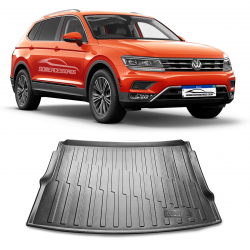 TAPETE BANDEJA PORTA MALAS VOLKSWAGEN TIGUAN EMBORRACHADO AUTOMOTIVO Vo6