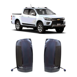 PAR LANTERNA TRASEIRA CHEVROLET S10 COLORADO FUMÊ