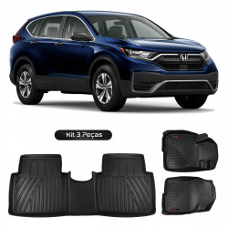 JOGO TAPETE BANDEJA AUTOMOTIVO HONDA CR-V EMBORRACHADO Vo6