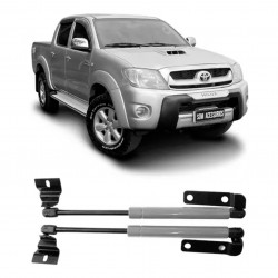  AMORTECEDOR DIANTEIRO DO CAPO A  GÁS HILUX AÇO INOXIDÁVEL Vo6