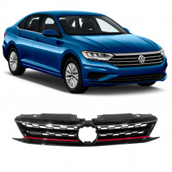 GRADE DIANTEIRA VW JETTA GLI PRETA COM VERMELHA Vo6