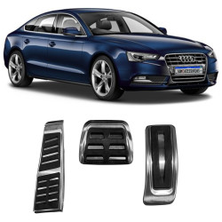 JOGO DE PEDALEIRA AUDI A5 ALUMINIO E BORRACHA Vo6