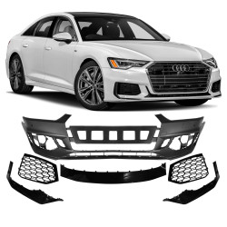 BODY KIT AUDI A5 TRANSFORMA EM AUDI RS5 FRONT BUMPER PRETO