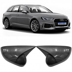 CAPA ESPELHO RETROVISOR AUDI A4 P/ MODELO RS4 CARBONO VO6