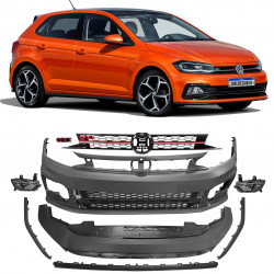BODY KIT DIANTEIRO VW POLO P/ POLO GTI BLACK VO6