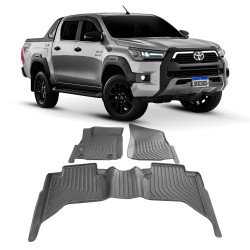 JOGO DE TAPETE BANDEJA INTERNO HILUX REVO 4D Vo6