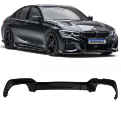 DIFUSOR TRASEIRO BMW G20 340I Preto Acetinado Vo6