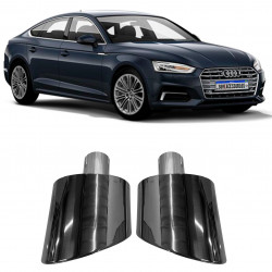 PAR DE PONTEIRA ESCAPAMENTO AUDI A5 P/ MODELO RS5 BLACK VO6