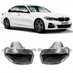 PAR DE PONTEIRA ESCAPAMENTO BMW G20 M-TECH PRATA VO6