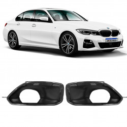 PAR DE PONTEIRA ESCAPAMENTO BMW G20 M-TECH PRETO VO6