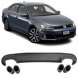 DIFUSOR TRASEIRO VW JETTA GLI PRETO FOSCO VO6