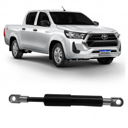 AMORTECEDOR TAMPA TRASEIRA PORTA MALAS TOYOTA HILUX AÇO INOXIDAVEL LD Vo6