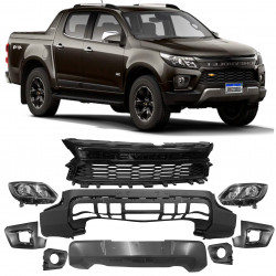 BODY KIT DIANTEIRO TRANSFORMA S10 COLORADO COM FAROL LED Vo6