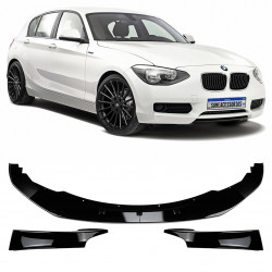 SPOILER DIANTEIRO BMW SÉRIE 1 F20 BLACK PIANO VO6