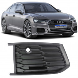 MOLDURA FAROL AUXILIAR AUDI A6 BLACK COMEIA  VO6